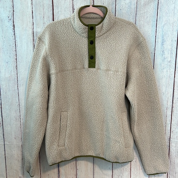 NWOT Everlane The ReNew Fleece Pullover - Picture 2 of 7